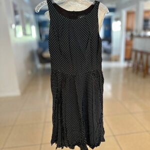 A.b.s elegant Black Polka Dot Dress